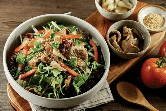 Salad bo dua kieu