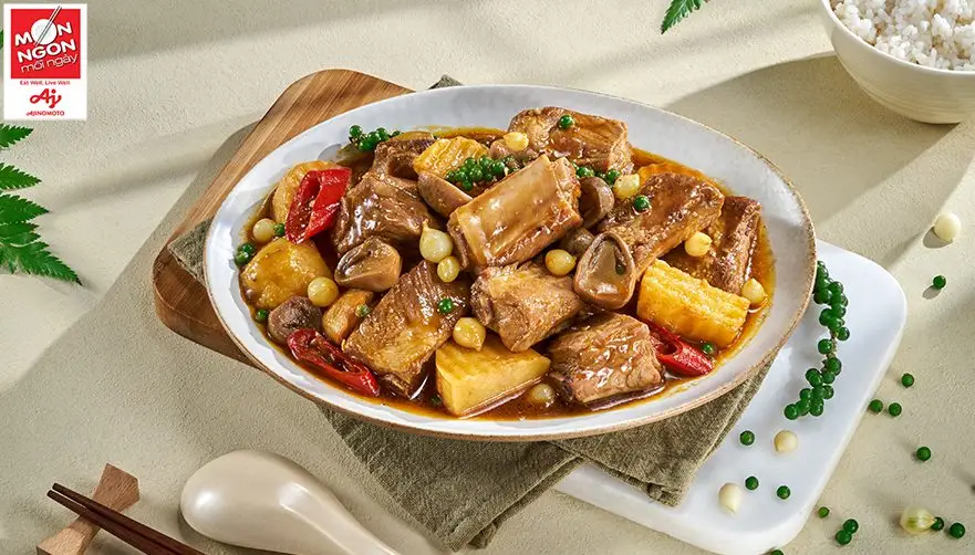 sườn kho khoai t&acirc;y