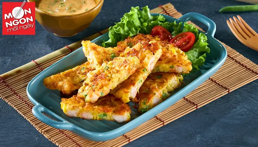 B&aacute;nh trứng ph&ocirc; mai rau củ