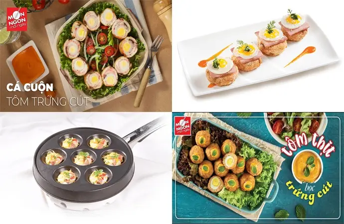 4 món ăn vặt dễ làm từ trứng cút các bé thích mê