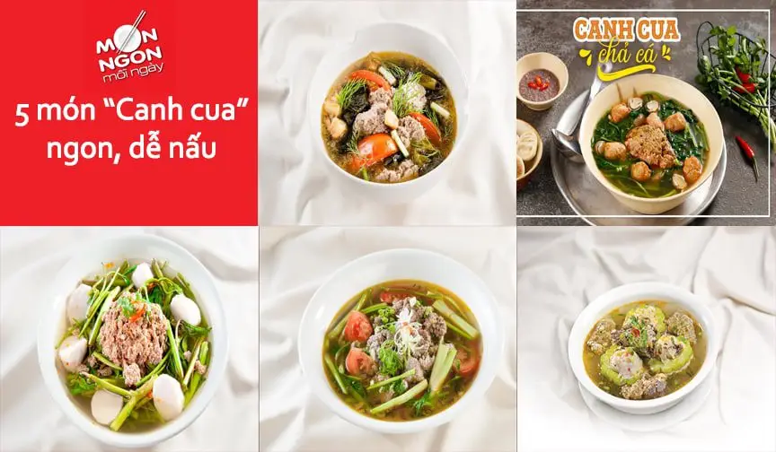 5 cách nấu món “Canh cua” Mẹ nên thử ngay!