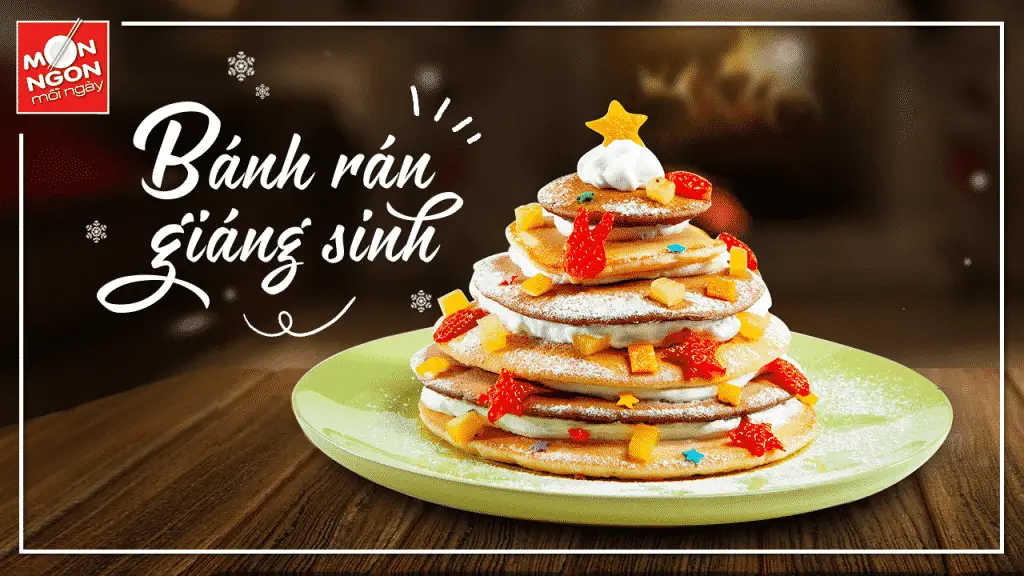 Bánh rán Giáng Sinh siêu lung linh