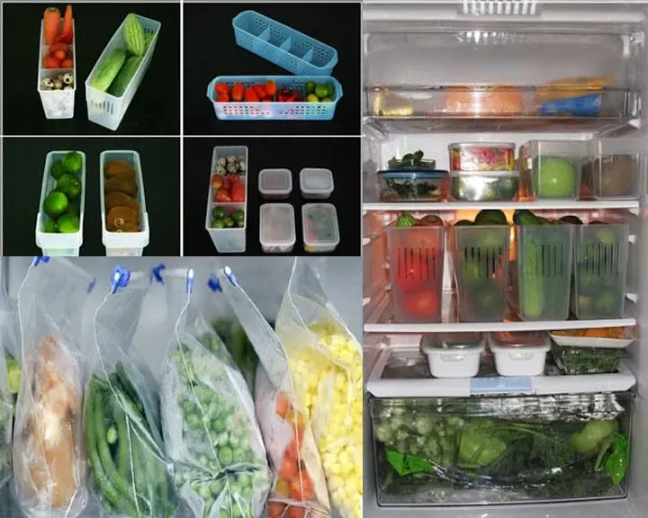 Bí quyết làm thức ăn tươi lâu, tủ lạnh luôn ngăn nắp