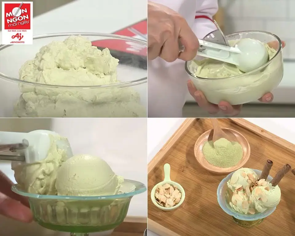 Cách làm kem vị trà matcha Blendy tại nhà ngon khó cưỡng