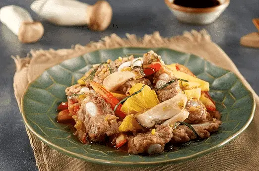 sụn heo xào thơm