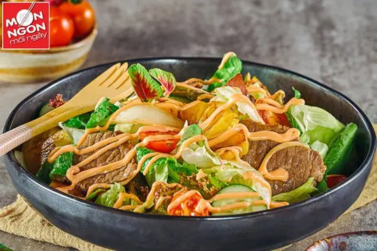 Salad tr&aacute;i thơm mayo