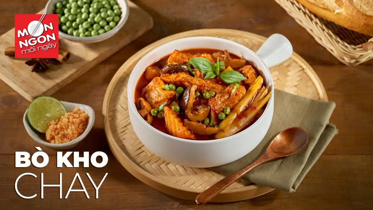 Cach lam BO KHO CHAY ngon nhu bo kho man