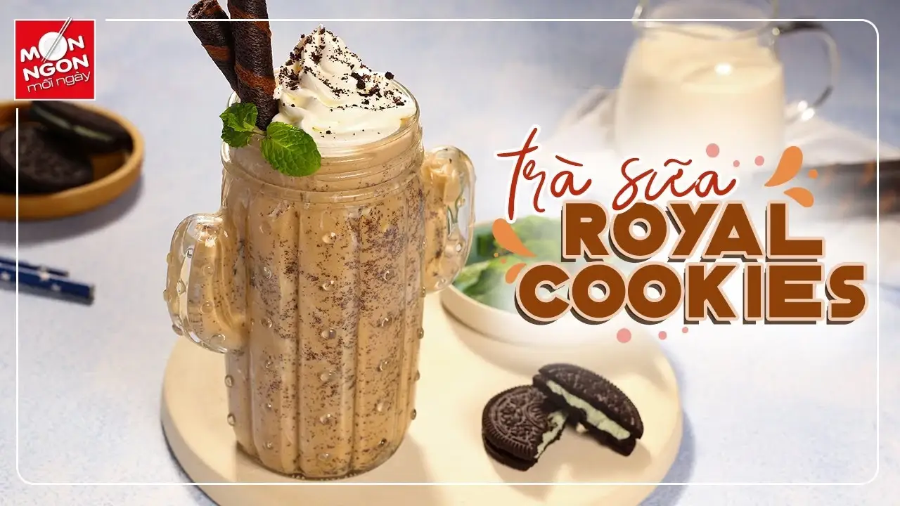 tra sua royal cookie
