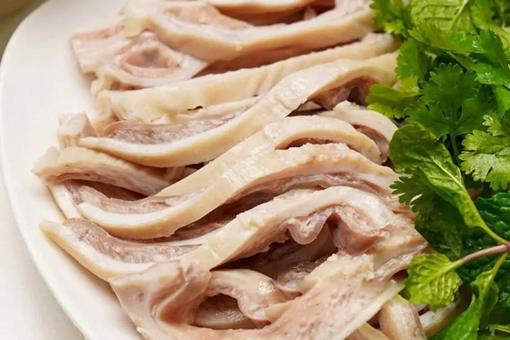 Sơ chế dạ dày heo hết đắng, luộc dạ dày trắng giòn