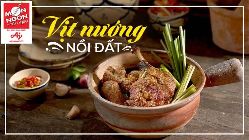 Tết Đoan ngọ thử ngay món vịt nướng nồi đất siêu ngon