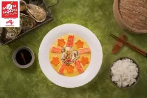 Trứng hấp h&agrave;u rong biển
