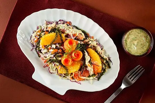 Salad rong nho c&aacute; hồi