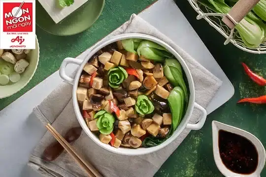M&igrave; căn xốt nấm