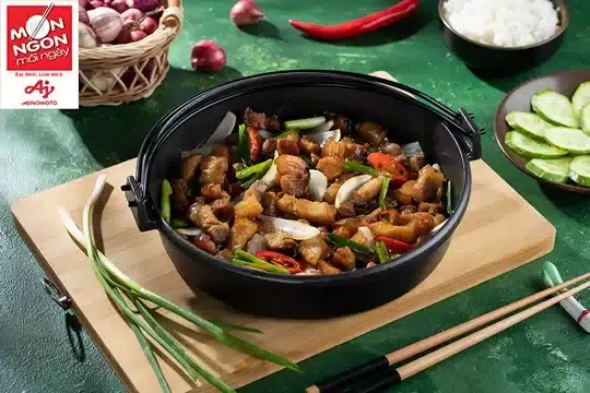 Thịt ba rọi rim kiểu mới cực tốn cơm cả nhà mê