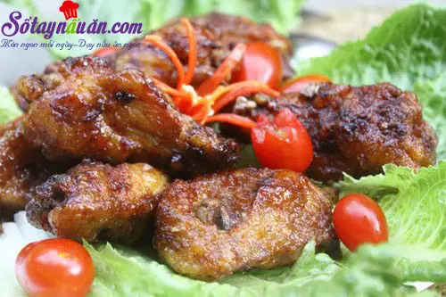 Cánh gà chiên mật ong ngon, giòn, lạ miệng.