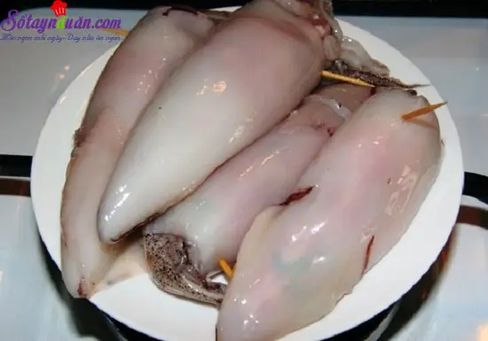 mực nhồi thịt 2