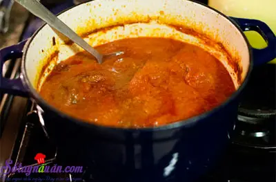 Thịt b&ograve; cuộn braciole ăn với pasta kiểu &Yacute; 8