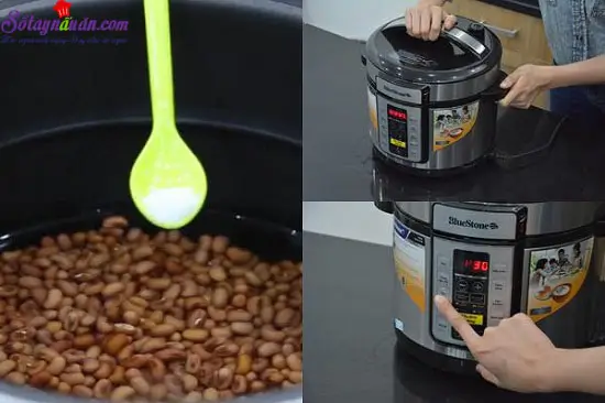 c&aacute;ch nấu ch&egrave; đậu đỏ nước cốt dừa 4