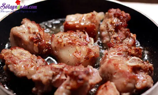 c&aacute;ch nấu sườn chua ngọt 3