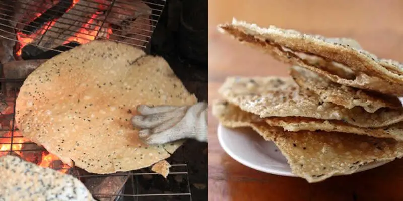 Nướng b&aacute;nh đa sống