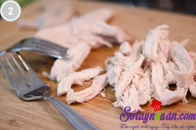 Nộm g&agrave; x&eacute; dưa chuột 2