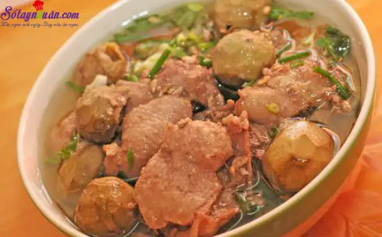 c&aacute;ch l&agrave;m vịt om sấu 5
