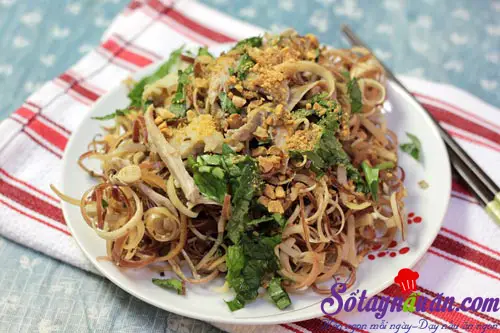 Hướng dẫn cách làm nộm gà hoa chuối siêu ngon