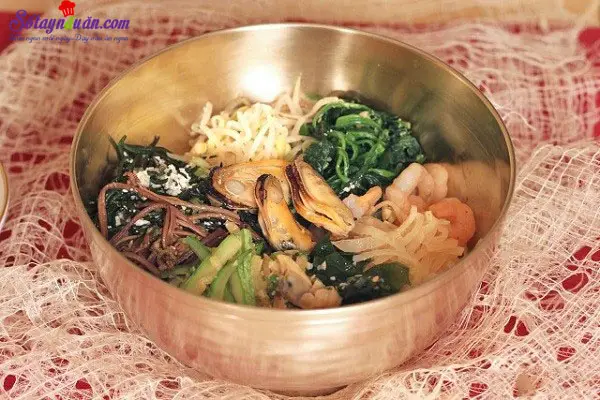 c&aacute;ch l&agrave;m cơm trộn hải sản 14