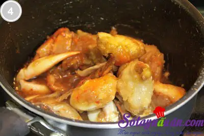 Ghẹ rang sốt dầu h&agrave;o 4