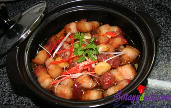 Thịt ba chỉ mặn ngọt