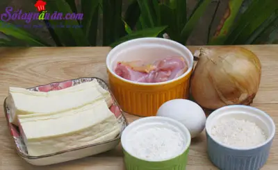 G&agrave; vi&ecirc;n đậu phụ gi&ograve;n rụm ngon ngon