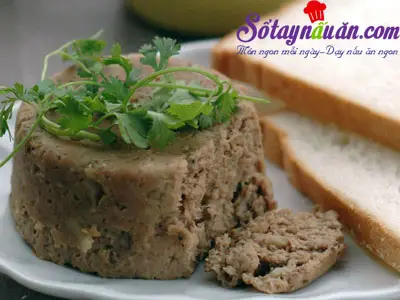 Hướng dẫn cách làm pate gan heo thơm ngon tại nhà