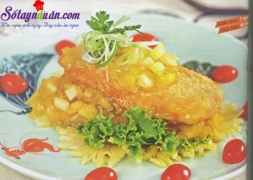 Hướng dẫn cách làm phi lê cá chẽm sốt thơm