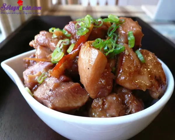 c&aacute;ch l&agrave;m g&agrave; kho gừng 7