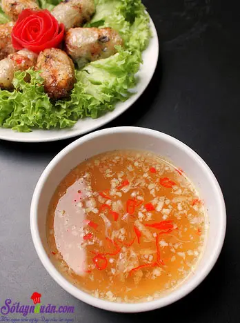 c&aacute;ch pha nước chấm nem đơn giản