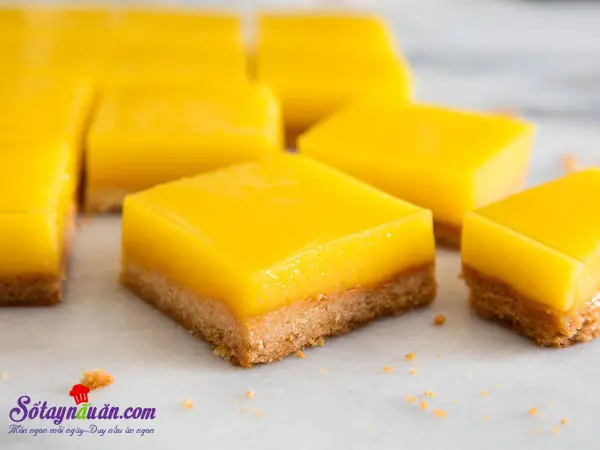 Bánh chanh – Lemon bars ngon tuyệt bạn không thể bỏ qua