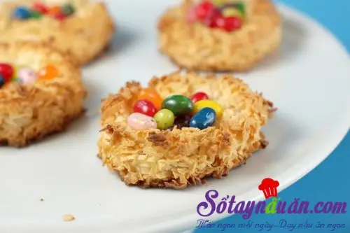 Bánh dừa tổ chim nướng