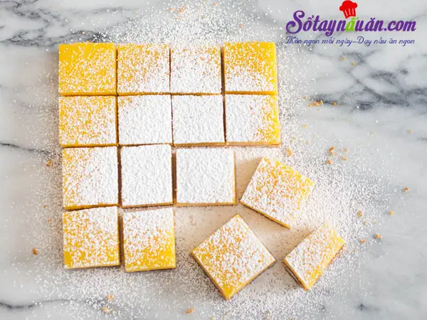 B&aacute;nh chanh - Lemon bars ngon tuyệt bạn kh&ocirc;ng thể bỏ qua 3