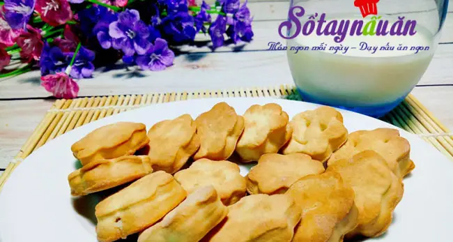 C&aacute;ch l&agrave;m b&aacute;nh quy bơ sữa gi&ograve;n,thơm, ngon ngất ng&acirc;y