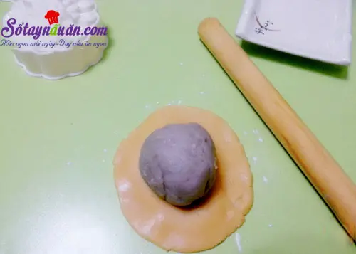 C&aacute;ch l&agrave;m b&aacute;nh trung thu nh&acirc;n khoai m&ocirc;n 6