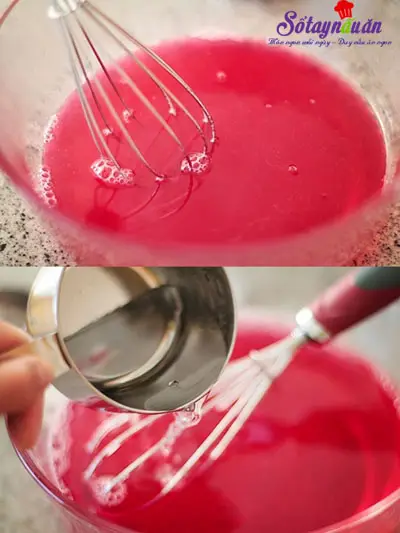 C&aacute;ch l&agrave;m cheesecake thạch tr&aacute;i tim tặng người thương 12