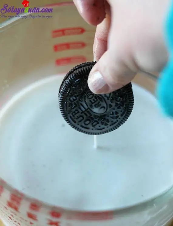 c&aacute;ch l&agrave;m kem oreo 1