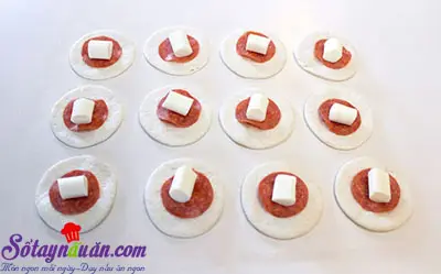 C&aacute;ch l&agrave;m pizza calzone mini nhỏ nhắn tuyệt ngon 2