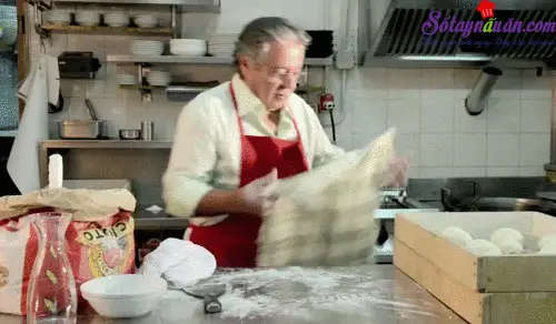 C&aacute;ch l&agrave;m pizza r&aacute;n 4