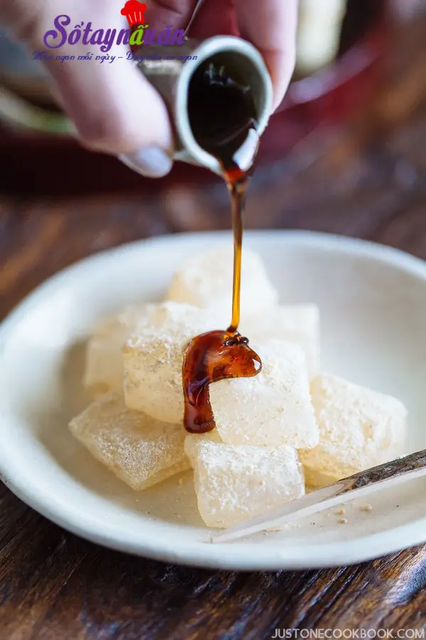 C&aacute;ch l&agrave;m warabi mochi - b&aacute;nh qu&yacute; tộc Nhật Bản 7