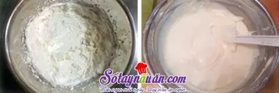 C&aacute;ch l&agrave;m b&aacute;nh b&ocirc;ng lan cuộn vị tr&agrave; xanh 6