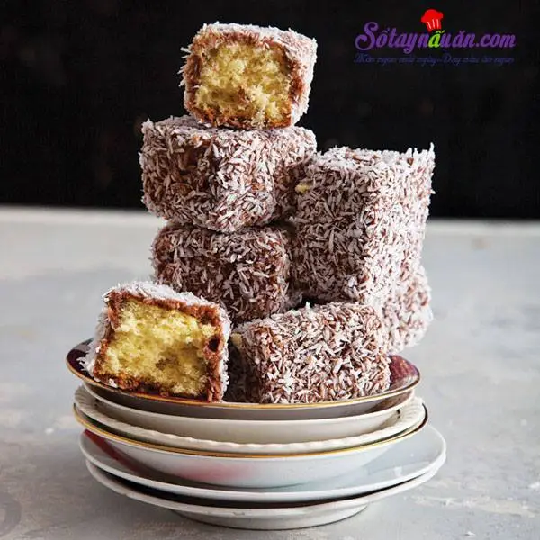 C&aacute;ch l&agrave;m b&aacute;nh lamington 11