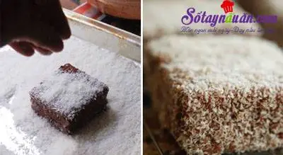 C&aacute;ch l&agrave;m b&aacute;nh lamington 9