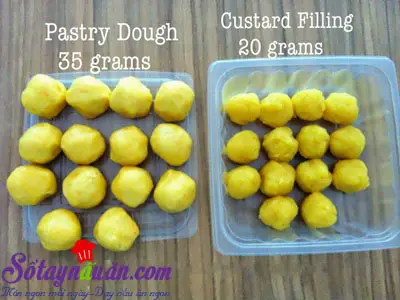 Hướng dẫn l&agrave;m b&aacute;nh trung thu kiểu Hồng K&ocirc;ng cực dễ 8