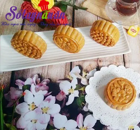 Hướng dẫn l&agrave;m b&aacute;nh trung thu nướng nh&acirc;n khoai lang t&iacute;m ngon